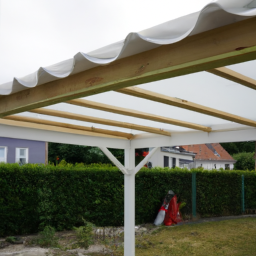 Installation de pergola en PVC Caudry